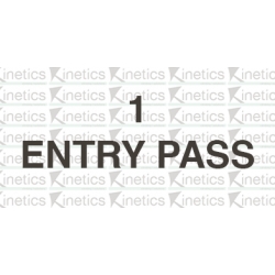 1 Entry pass ($17)