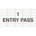 1 Entry pass ($19) - 1 Year Validity