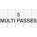 Multi-passes x 5 ($85) - 1 Year Validity