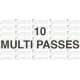 Multi-passes x 10 ($120)